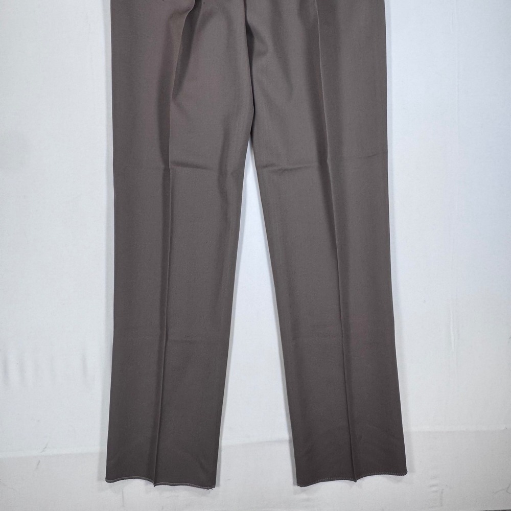 Vtg Ralph Lauren NWT Wool Pleated Trousers Women's 8 Tall Minimalist Office Read - Picture 10 of 15